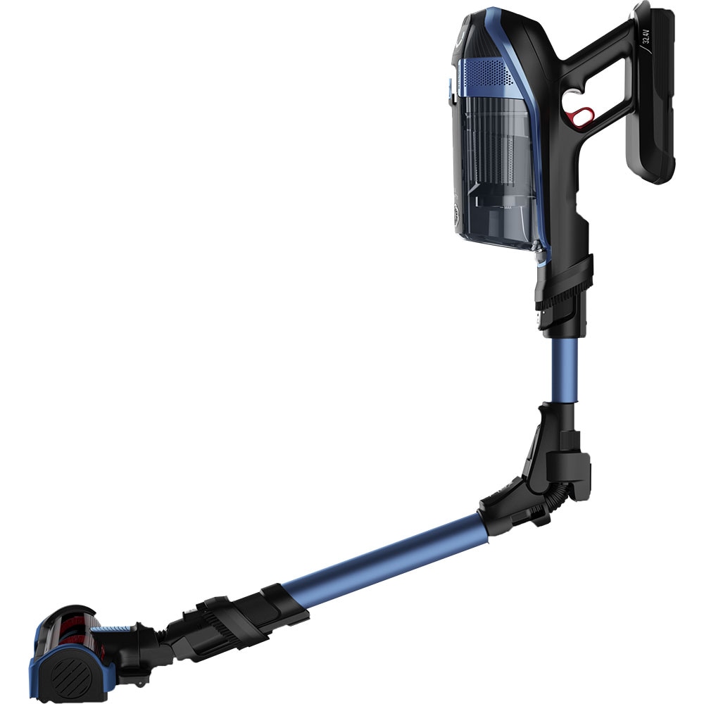 Aspirator vertical ROWENTA X-Force 14.6 Auto Aqua RH99C0WO, 0.9l, 32.4V, autonomie max 70 min, albastru-negru