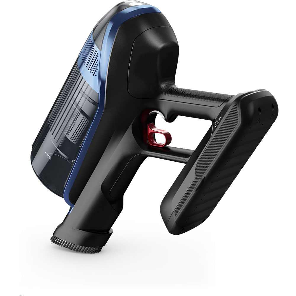 Aspirator vertical ROWENTA X-Force 14.6 Auto Aqua RH99C0WO, 0.9l, 32.4V, autonomie max 70 min, albastru-negru