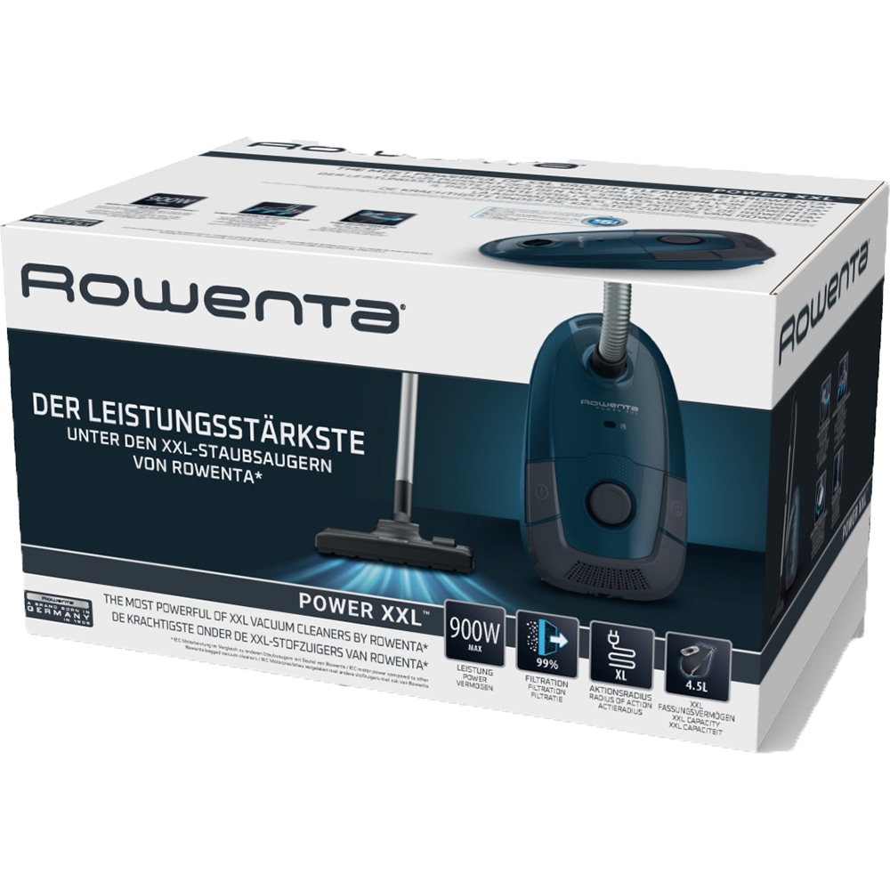 Aspirator cu sac ROWENTA Power XL RO3126EA, 4.5l, 900W, 79dB, turcoaz-gri