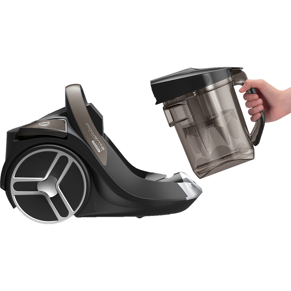 Aspirator fara sac ROWENTA  Silence Force Cyclonic RO7260EA, 2.5l, 550W, 67dB, negru