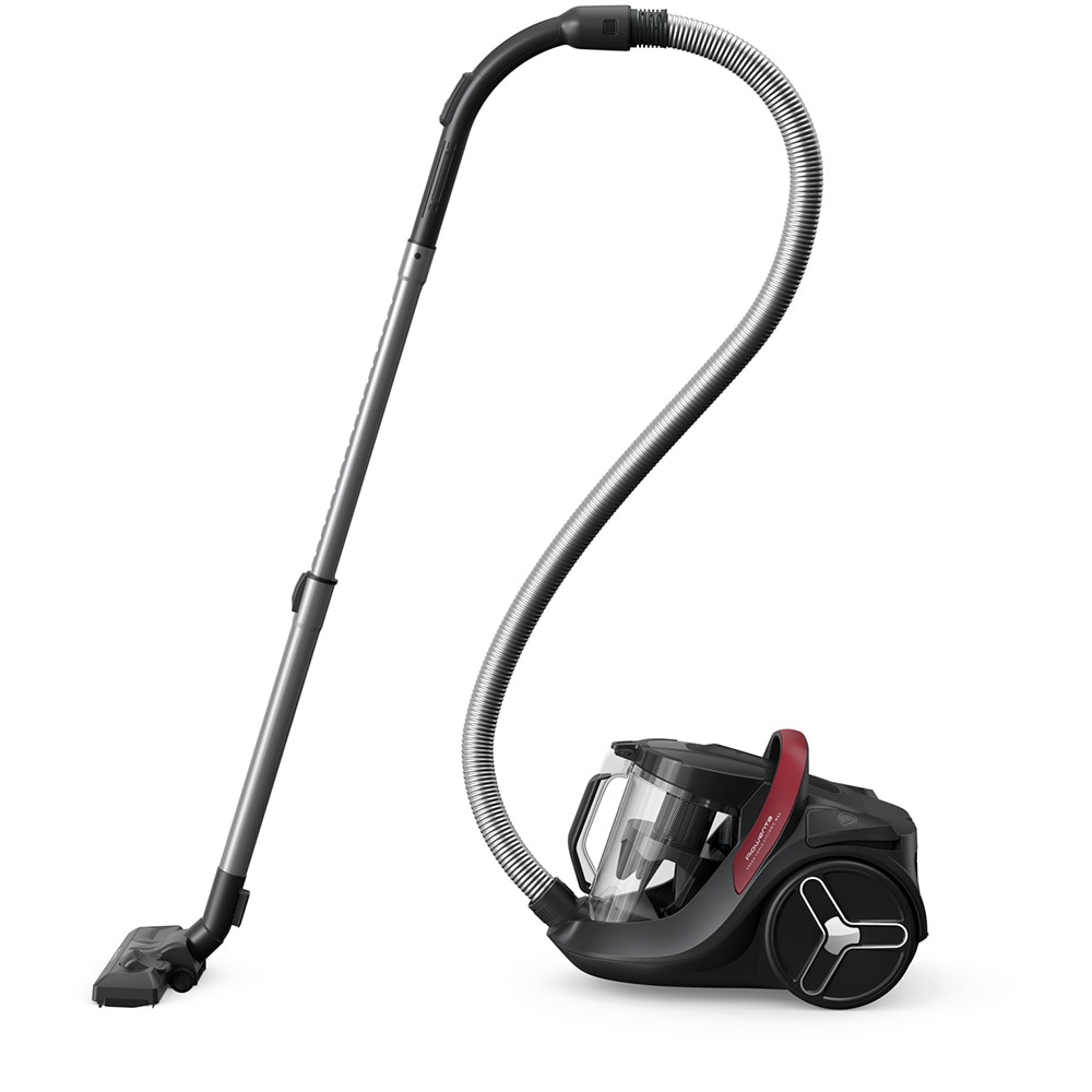Aspirator fara sac ROWENTA Green RO7B13EA, 2.5l, 900W, 73dB, negru-rosu
