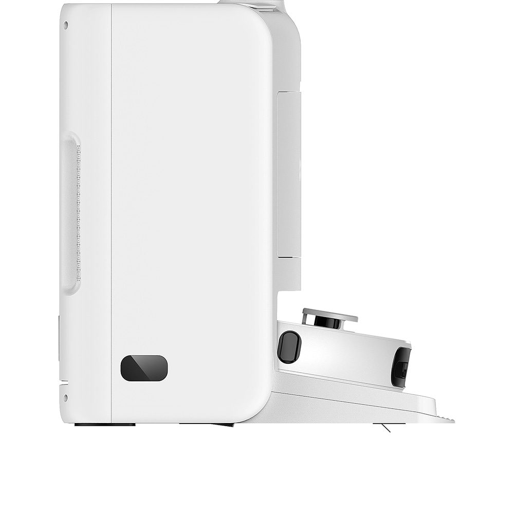 Aspirator robot EZVIZ RS2, 0.4l, 20V, autonomie max 220 min, Wi-Fi, functie mop, alb-negru