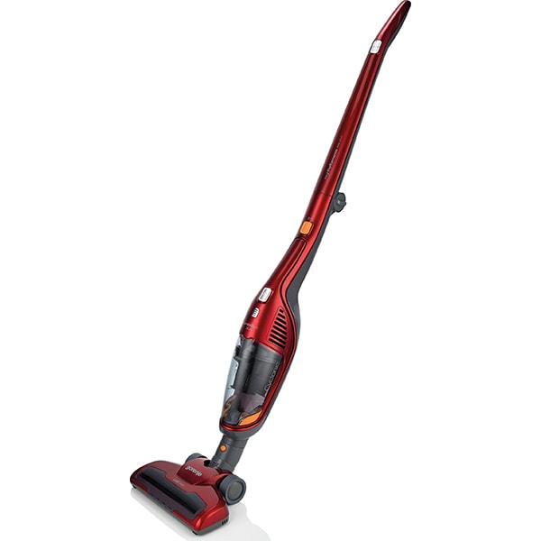 Aspirator vertical GORENJE Freestyle SVC216FR, 0.6l, 21.6V, autonomie max 60 min, iluminare LED, rosu-negru