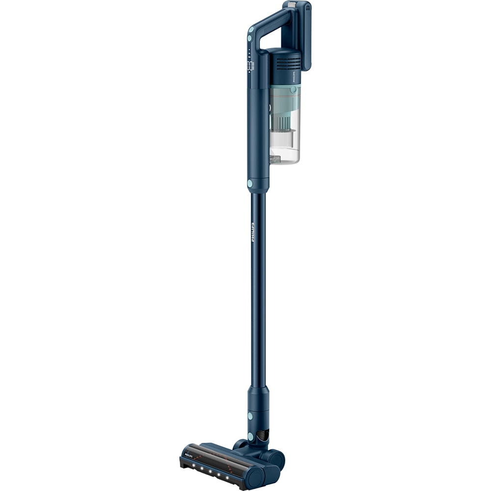 Aspirator vertical PHILIPS Seria 5000 XC5041/01, 0.27l, 25.2V, autonomie max 60 min, mod Aqua, albastru inchis-negru