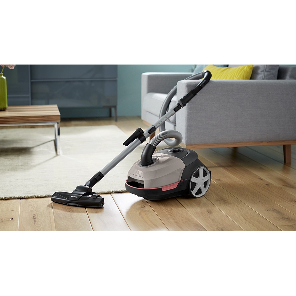 Aspirator cu sac PHILIPS XD5122/10, 4l, 900W, 77dB, bej-negru