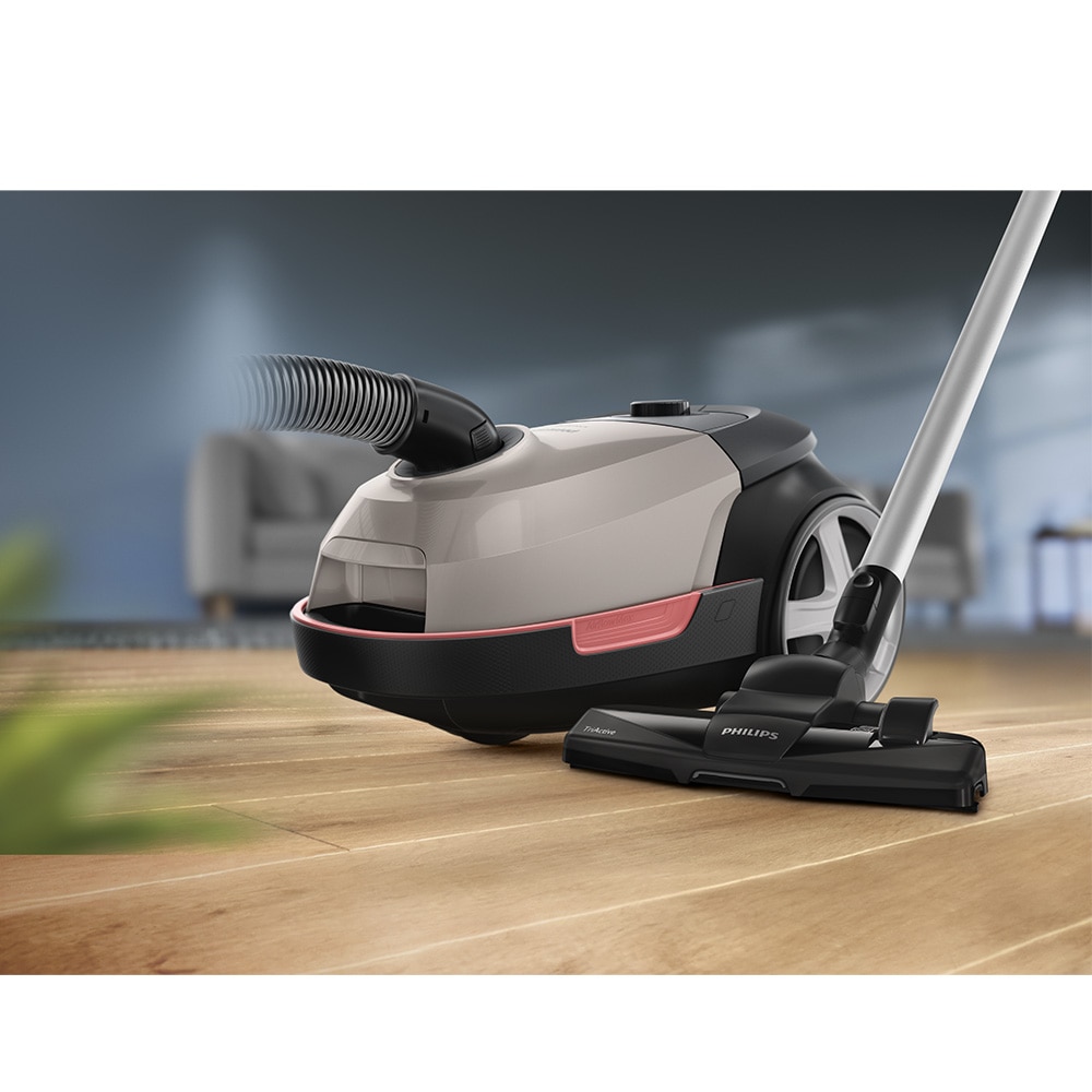 Aspirator cu sac PHILIPS XD5122/10, 4l, 900W, 77dB, bej-negru
