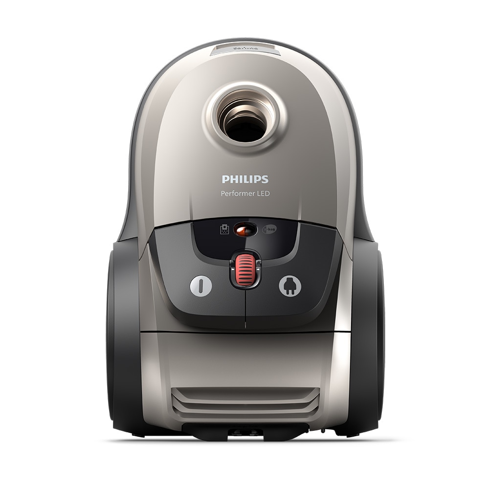 Aspirator cu sac PHILIPS PowerGo XD8152/12, 4l, 900W, 77dB, gri metalic