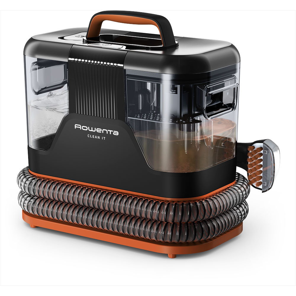 Aspirator cu spalare ROWENTA Clean It IN5011F0, 1.8l, 400W, negru-portocaliu