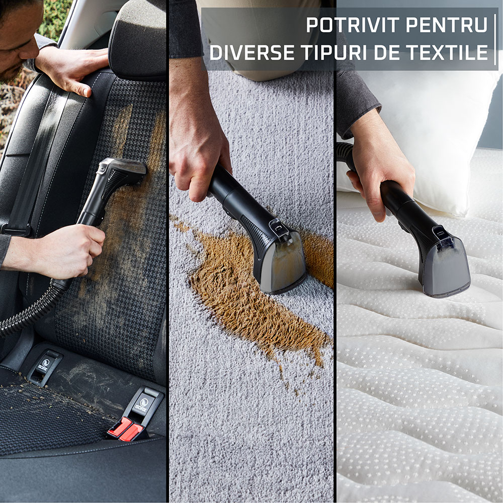 Aspirator cu spalare ROWENTA Clean It IN5011F0, 1.8l, 400W, negru-portocaliu