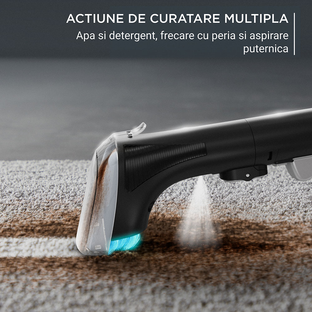Aspirator cu spalare ROWENTA Clean It IN5011F0, 1.8l, 400W, negru-portocaliu