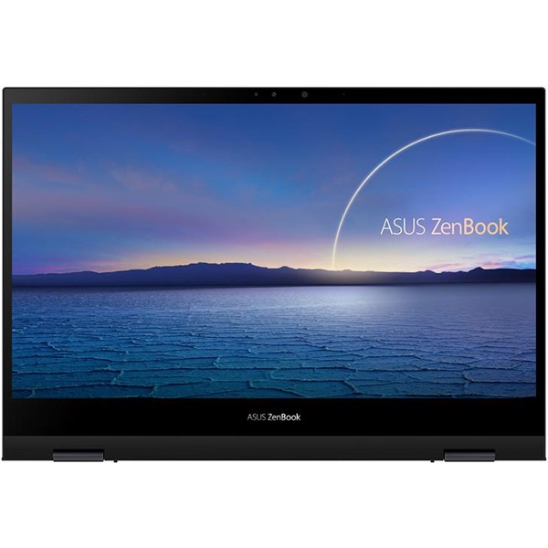 Laptop 2 in 1 ASUS ZenBook Flip 13 UX371EA-HL003R, Intel Core i7-1165G7 pana la 4.7GHz, 13.3" 4K UHD Touch OLED, 16GB, SSD 1TB, Intel Iris Xe, Windows 10 Pro, Jade Black