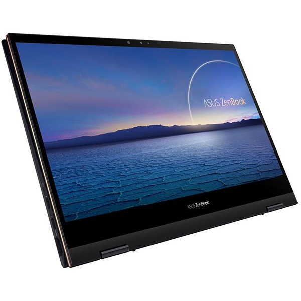 Laptop 2 in 1 ASUS ZenBook Flip 13 UX371EA-HL003R, Intel Core i7-1165G7 pana la 4.7GHz, 13.3" 4K UHD Touch OLED, 16GB, SSD 1TB, Intel Iris Xe, Windows 10 Pro, Jade Black