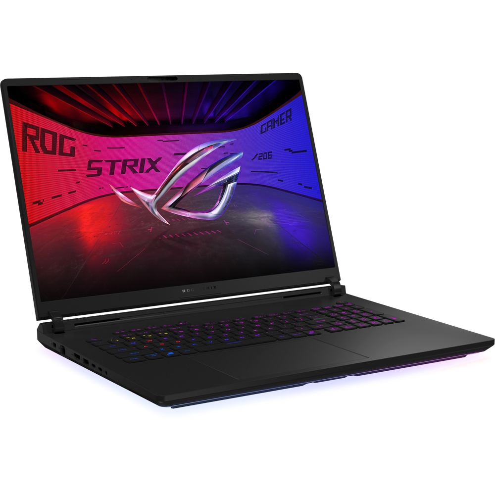 Laptop Gaming ASUS ROG Strix SCAR 18 G835LW-SA058, Intel Core Ultra 9 275HX pana la 5.4GHz, 18" WQXGA, 64GB, SSD 2TB, NVIDIA GeForce RTX 5080 16GB, Free DOS, Off Black