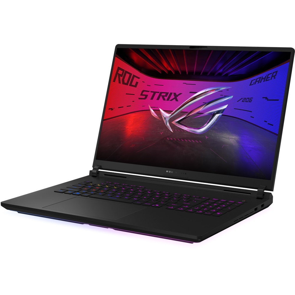 Laptop Gaming ASUS ROG Strix SCAR 18 G835LW-SA058, Intel Core Ultra 9 275HX pana la 5.4GHz, 18" WQXGA, 64GB, SSD 2TB, NVIDIA GeForce RTX 5080 16GB, Free DOS, Off Black