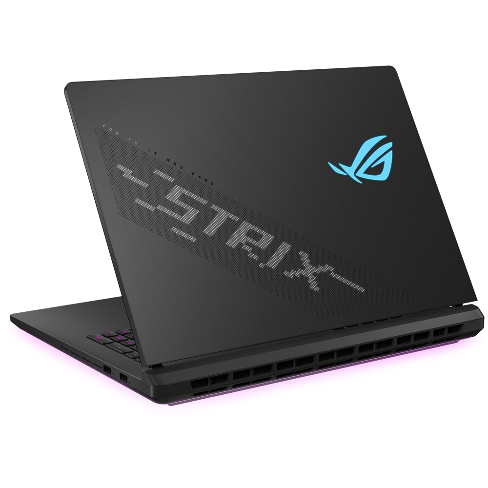 Laptop Gaming ASUS ROG Strix SCAR 18 G835LW-SA058, Intel Core Ultra 9 275HX pana la 5.4GHz, 18" WQXGA, 64GB, SSD 2TB, NVIDIA GeForce RTX 5080 16GB, Free DOS, Off Black