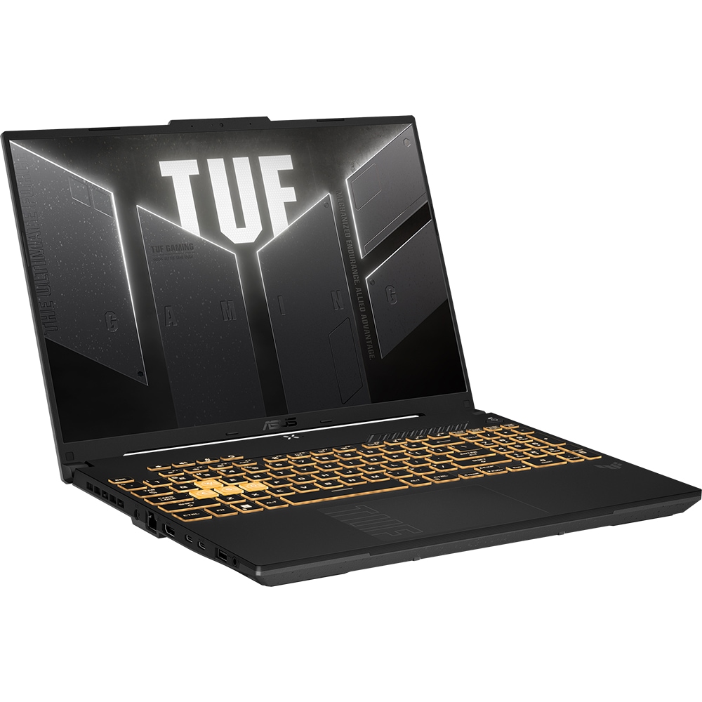 Laptop Gaming ASUS TUF F16 FX607VU-RL079, Intel Core 5 210H pana la 4.8GHz, 16" WUXGA, 16GB, SSD 512GB, NVIDIA GeForce RTX 4050 6GB, Free DOS, Mecha Gray