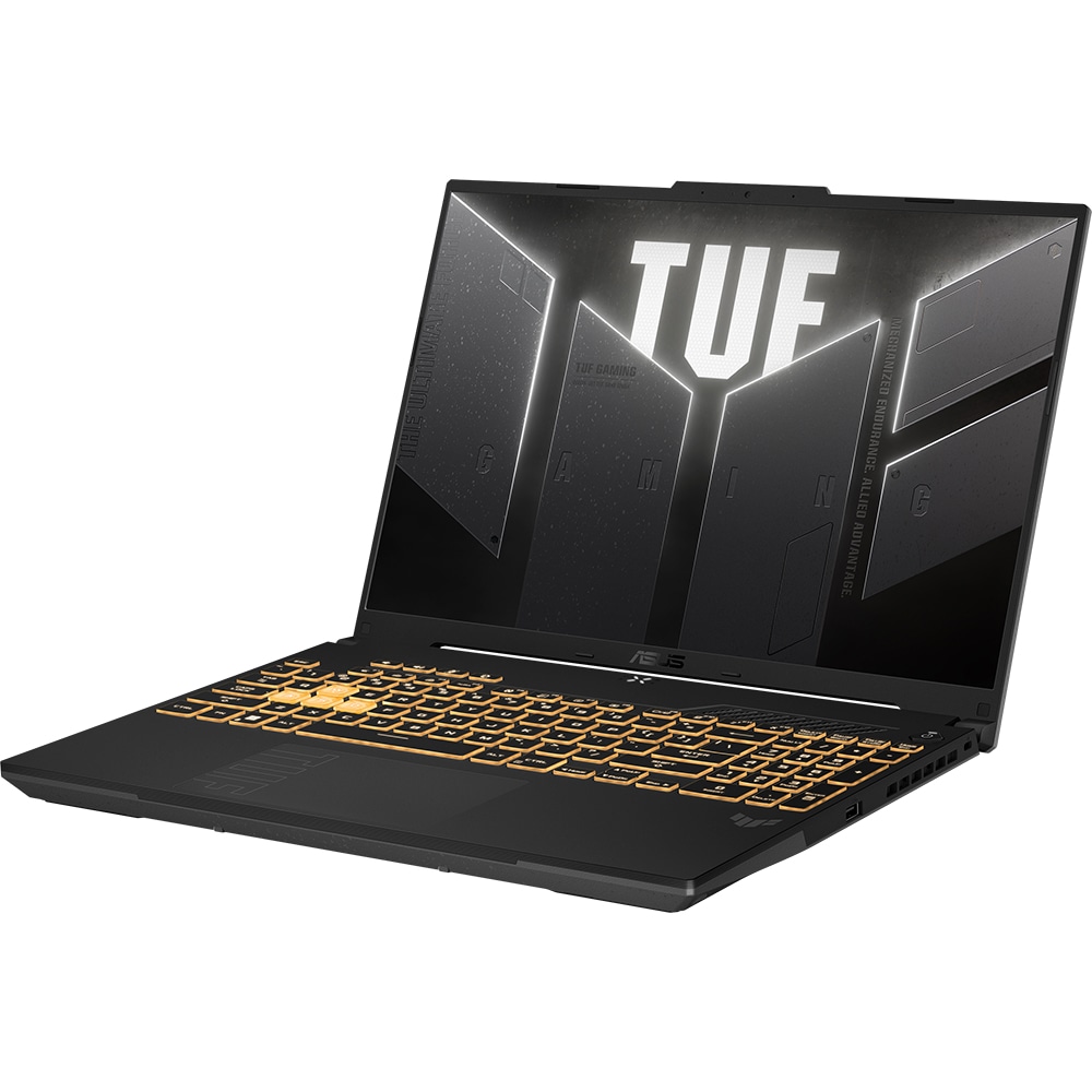 Laptop Gaming ASUS TUF F16 FX607VU-RL079, Intel Core 5 210H pana la 4.8GHz, 16" WUXGA, 16GB, SSD 512GB, NVIDIA GeForce RTX 4050 6GB, Free DOS, Mecha Gray