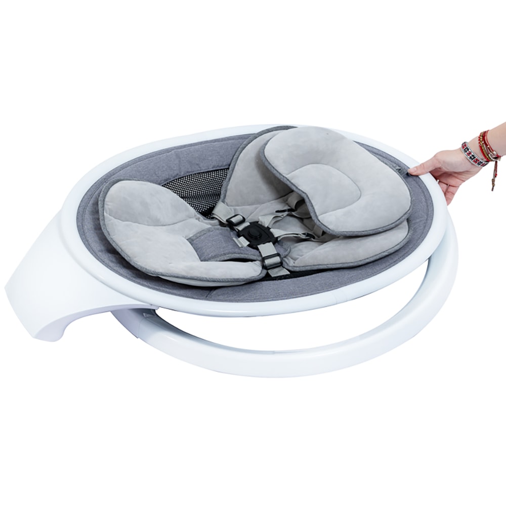 Leagan electric portabil BUF BOOF W5GREY, 0 luni+, gri