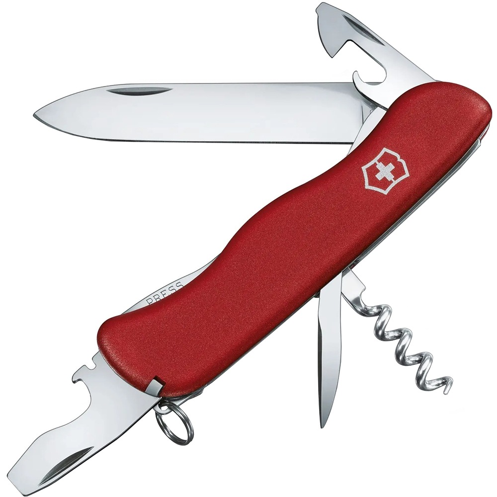 Briceag VICTORINOX Picknicker 0.8353, 11 functii, maner poliamida, rosu
