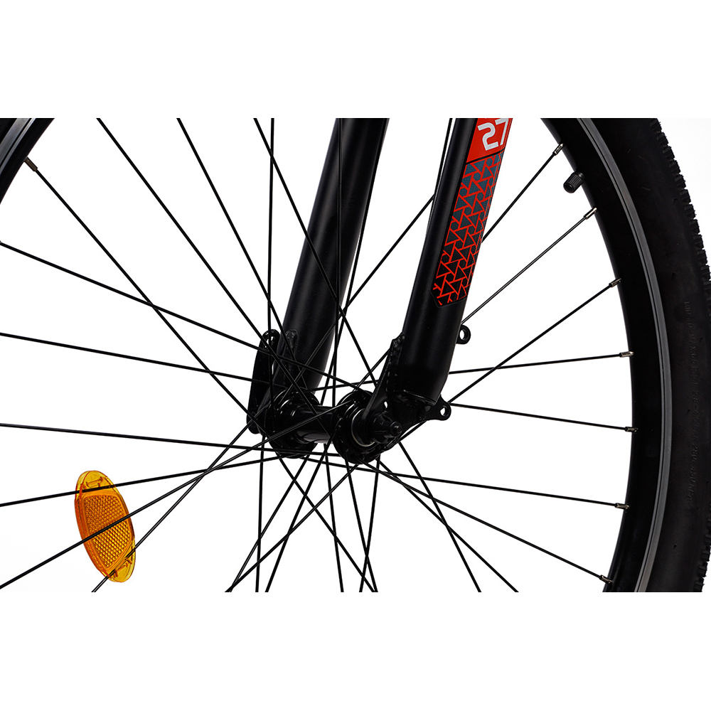 Bicicleta MTB DHS Terrana 2723 S, roata 27.5", 21 viteze, schimbator Shimano, frana V-brake, verde
