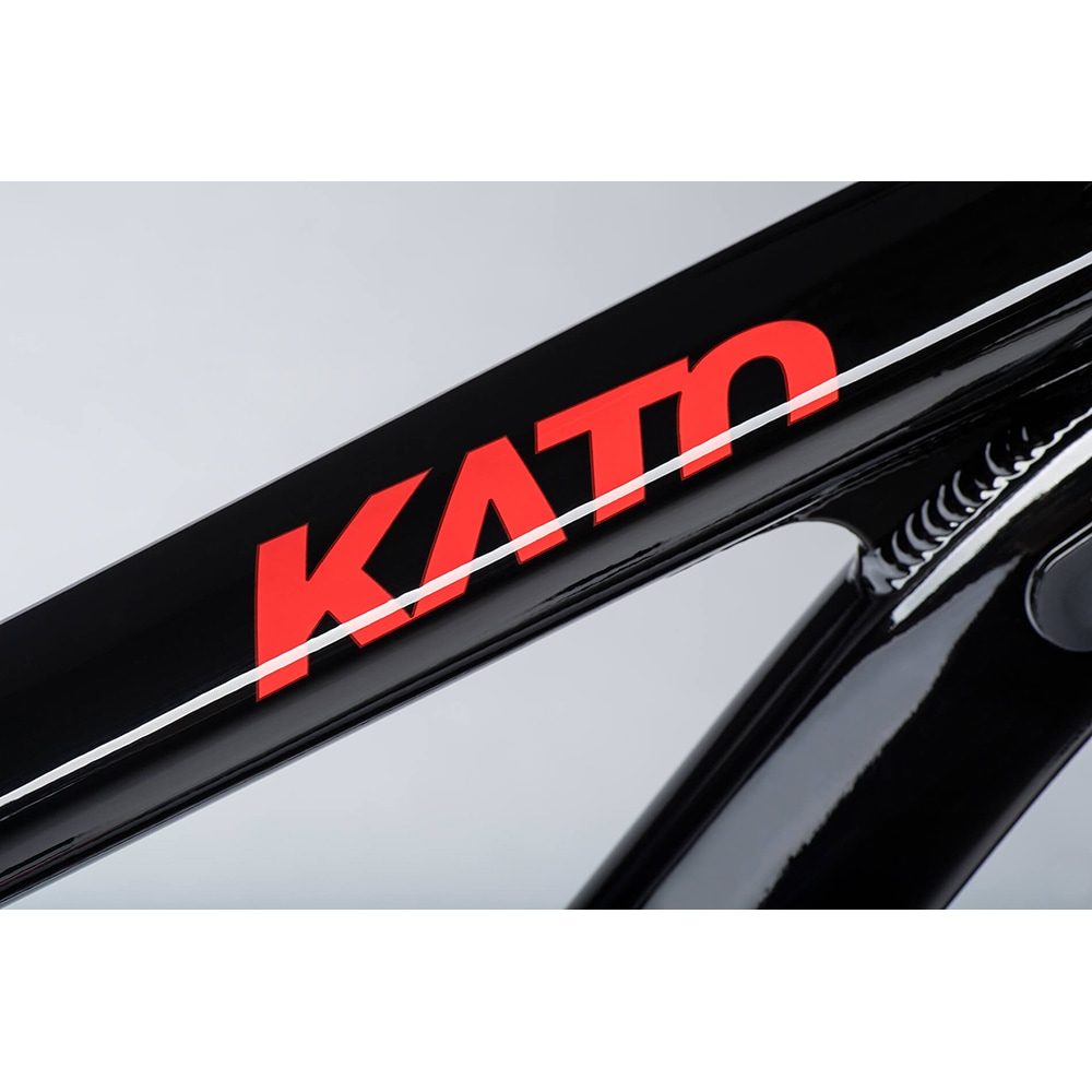 Bicicleta MTB GHOST Kato M, roata 29", 7 viteze, schimbator Shimano, frana disc hidraulica, rosu-negru