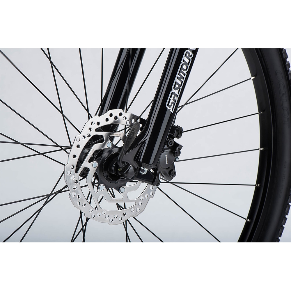 Bicicleta MTB GHOST Kato M, roata 29", 7 viteze, schimbator Shimano, frana disc hidraulica, rosu-negru