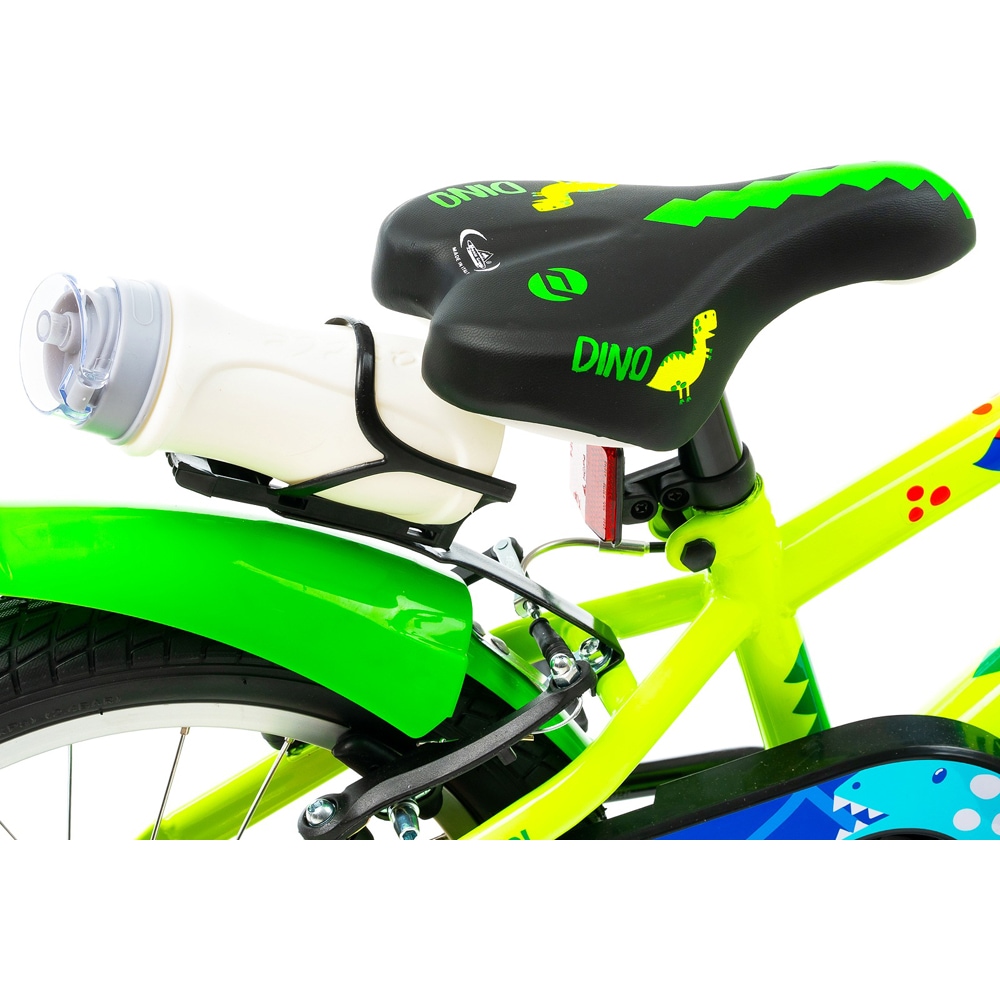 Bicicleta copii DHS Dino, roata 16", frana V-brake, verde