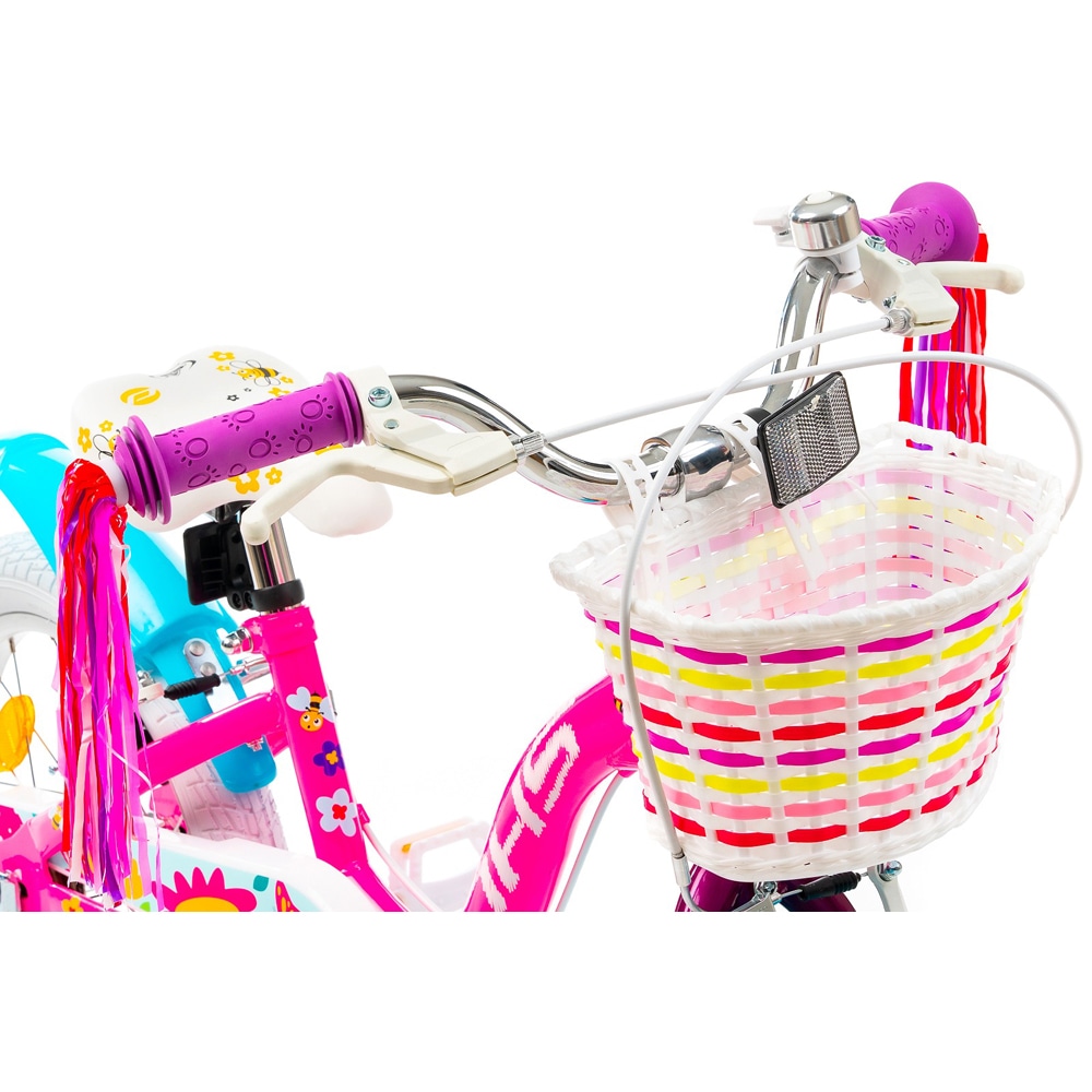 Bicicleta copii DHS Summer, roata 16", frana V-brake, roz