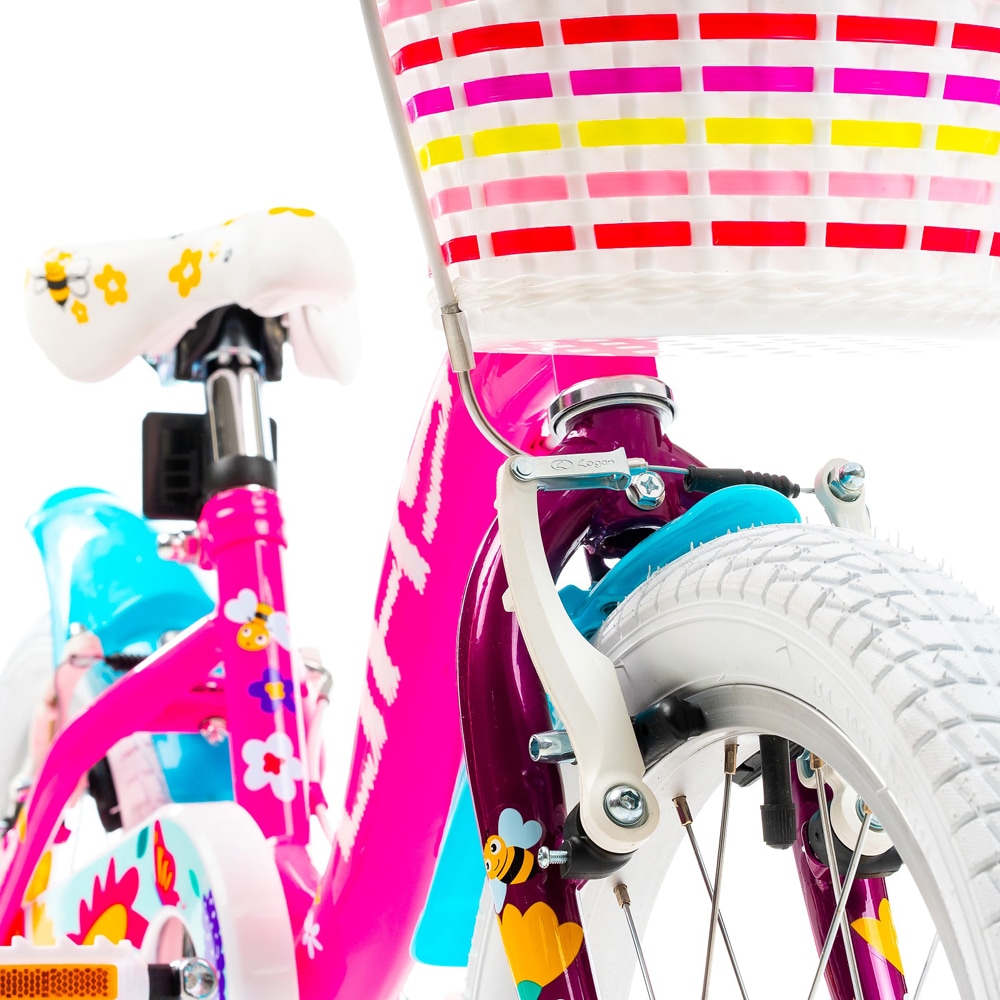 Bicicleta copii DHS Summer, roata 16", frana V-brake, roz
