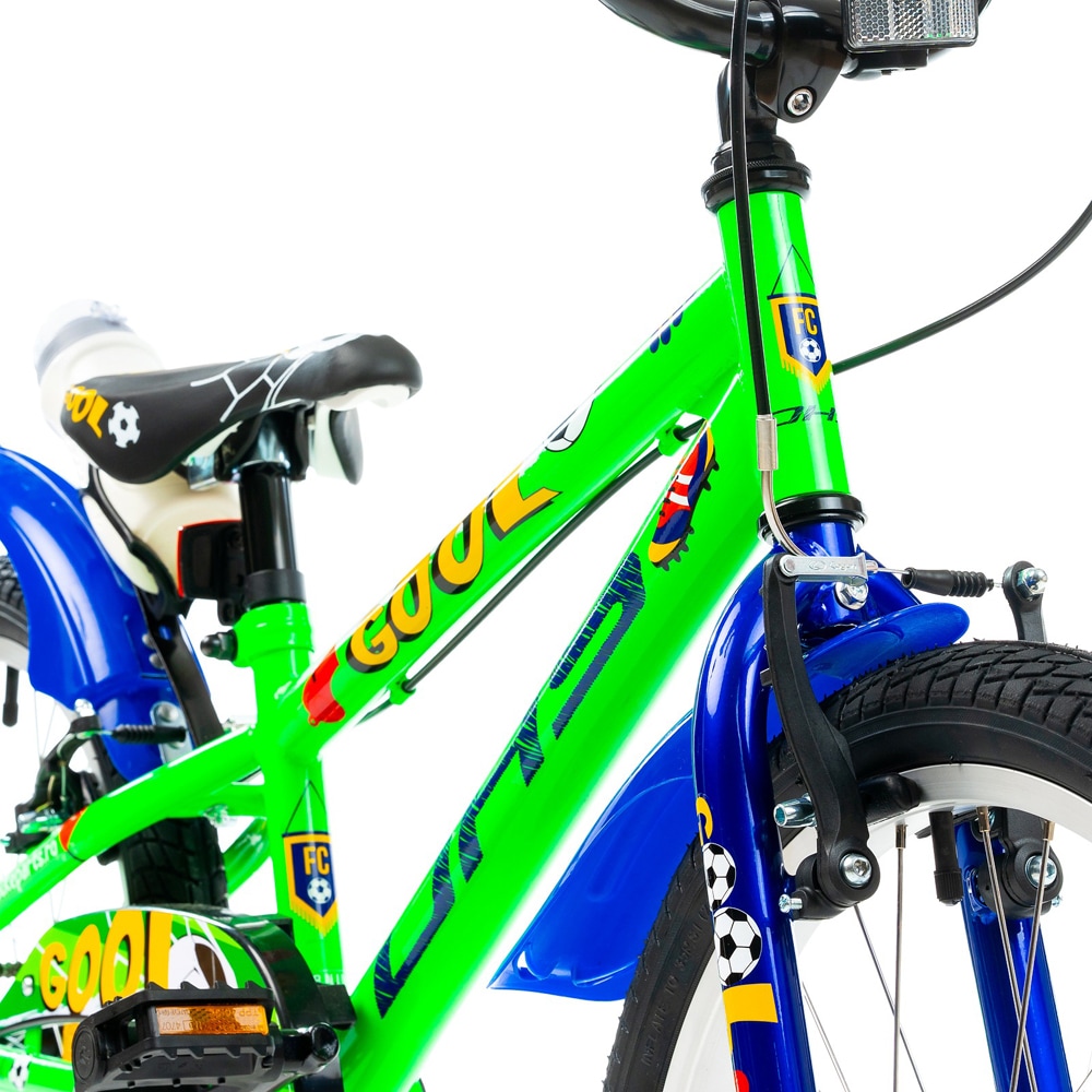 Bicicleta copii DHS Football, roata 20", frana V-brake, verde
