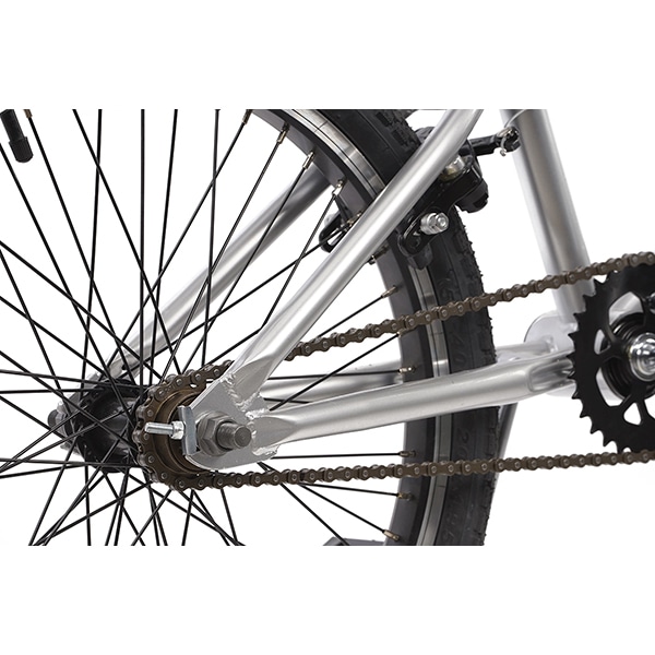 Bicicleta copii BMX DHS Jumper 2005, roata 20", frana V-brake, argintiu
