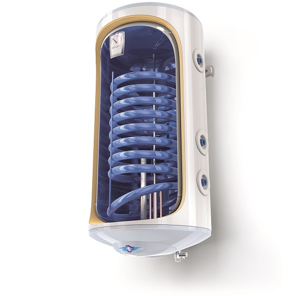 Boiler Termo Electric Vertical Tesy Bilight Cu 1 Serpentina Gcv9s 1504420 Tsrcp 150l 2000w 8bar Alb