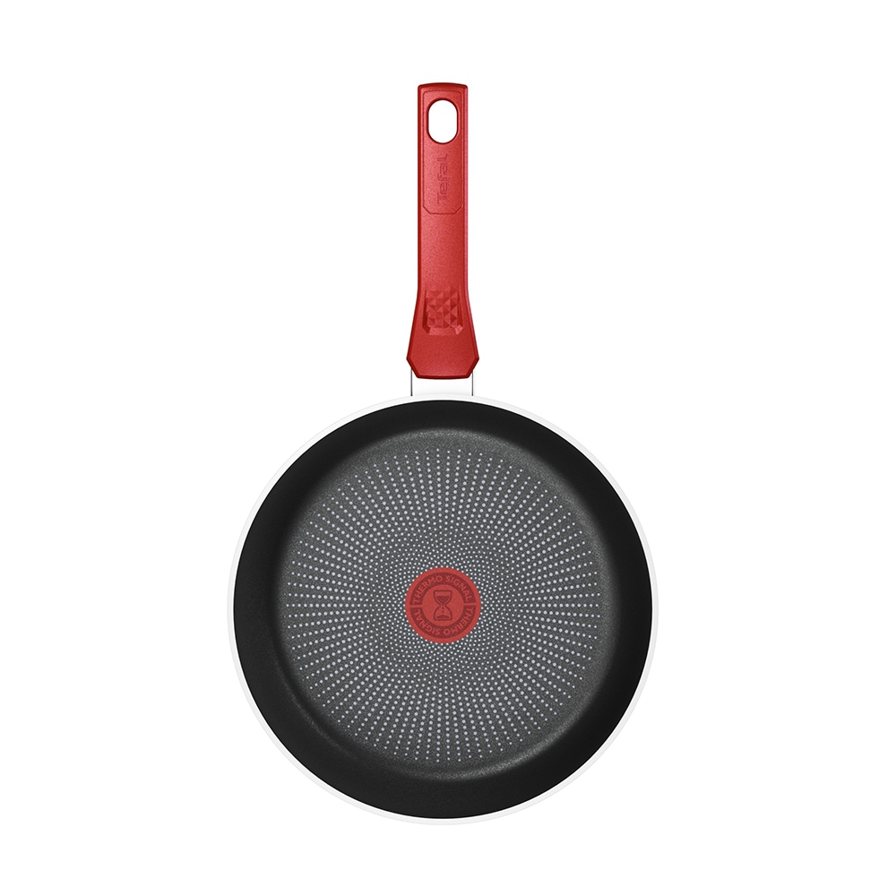 Tigaie TEFAL Daily Expert, 20cm, aluminiu, Thermo-Signal, invelis antiaderent, rosu