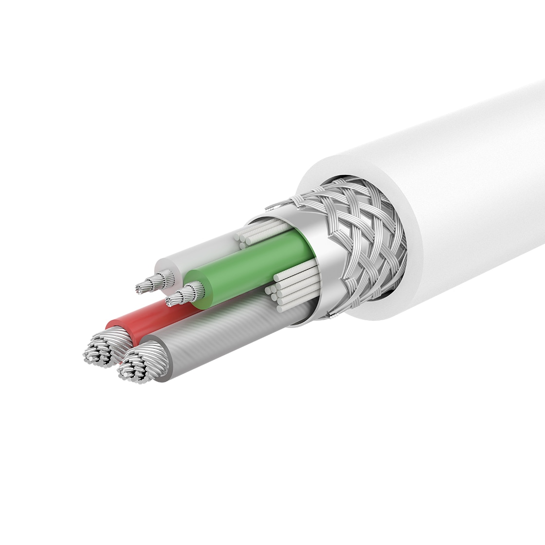 Cablu date OPPO 4815550, USB-A - USB-C , 1m, alb