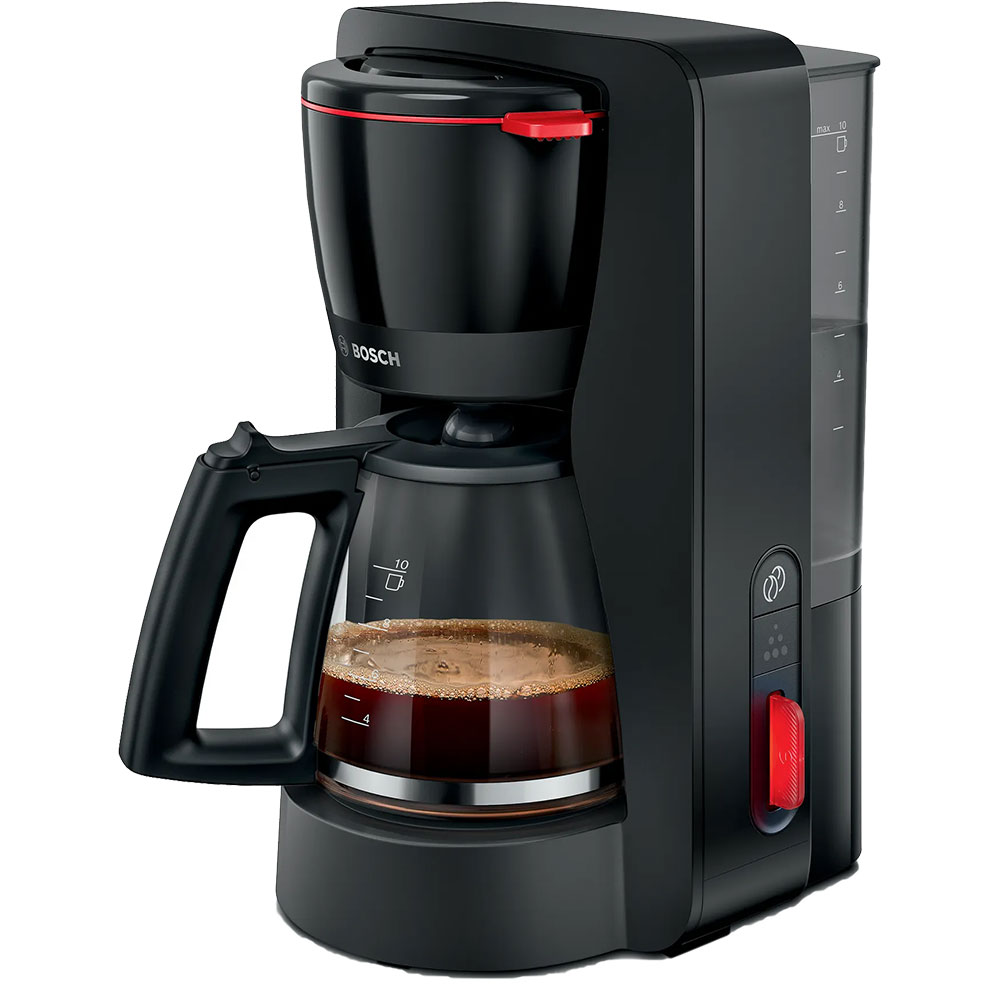 Cafetiera BOSCH MyMoment TKA3M133, 1.4l, 1200W, 15 cesti, negru