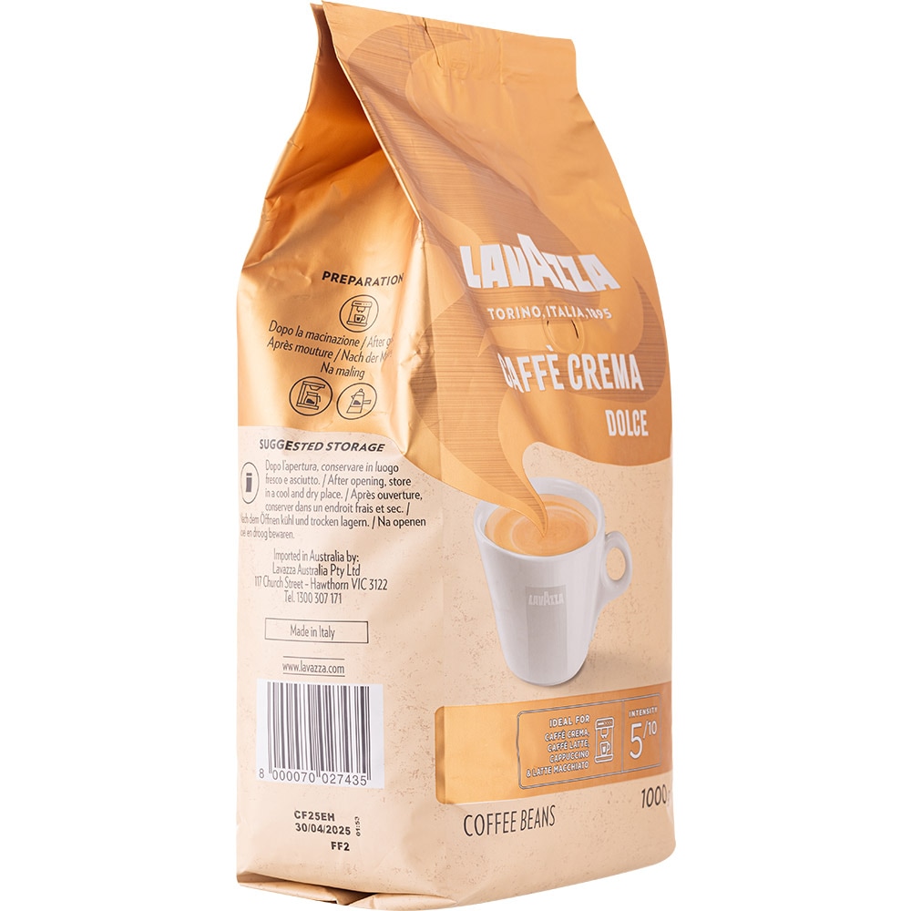 Cafea boabe LAVAZZA Caffe Crema Dolce, 1000g
