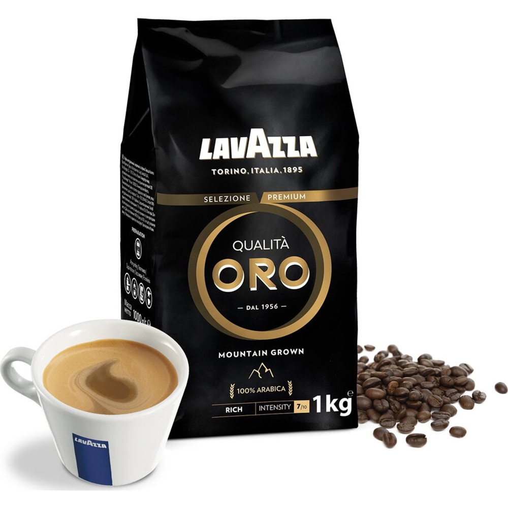 Cafea boabe LAVAZZA Qualita Oro Mountain Grown, 1000g