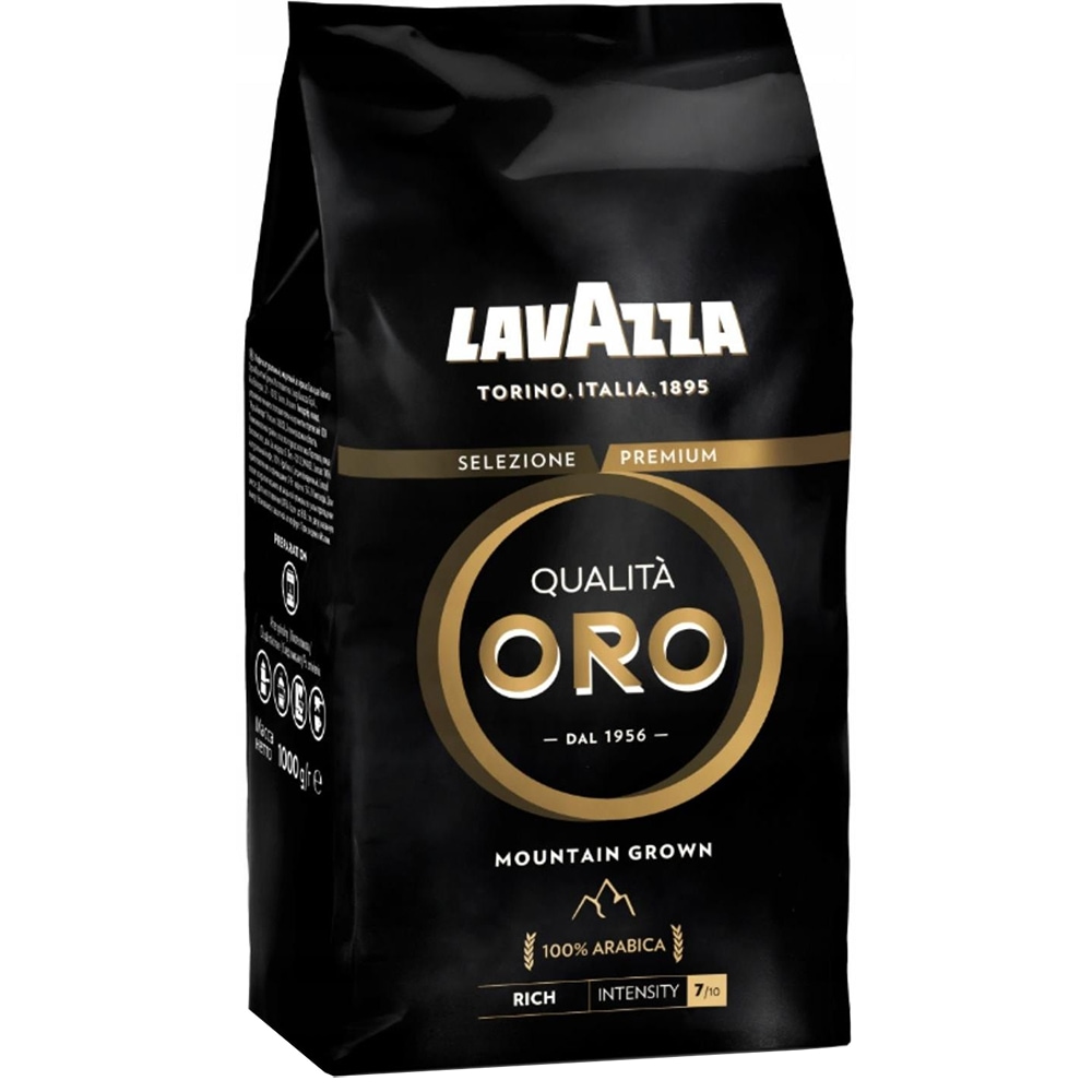 Cafea boabe LAVAZZA Qualita Oro Mountain Grown, 1000g