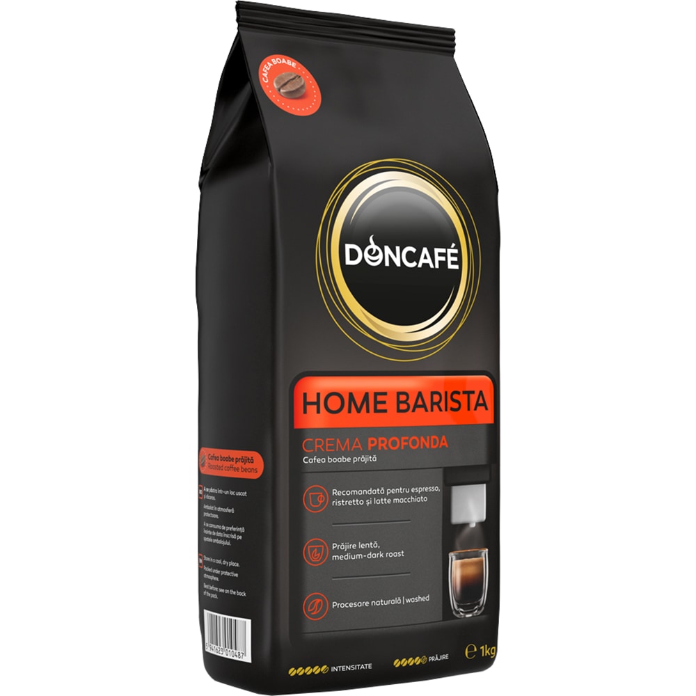 Cafea boabe DONCAFE Home Barista Crema Profonda, 1000g
