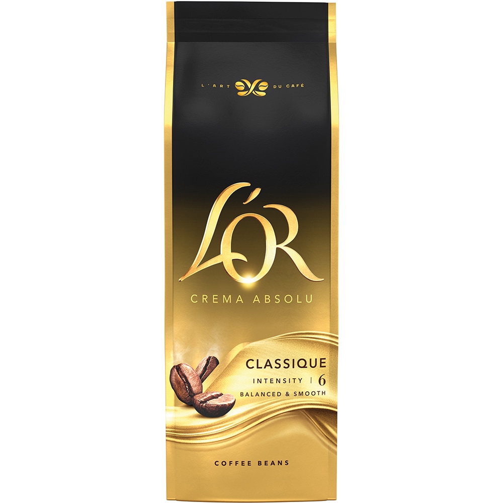 Cafea boabe L'OR Crema Absolu Classique, 500g