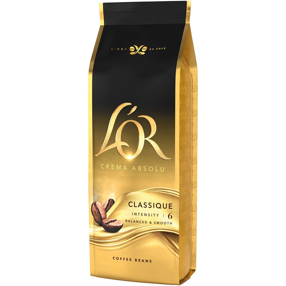 Cafea boabe L'OR Crema Absolu Classique, 500g