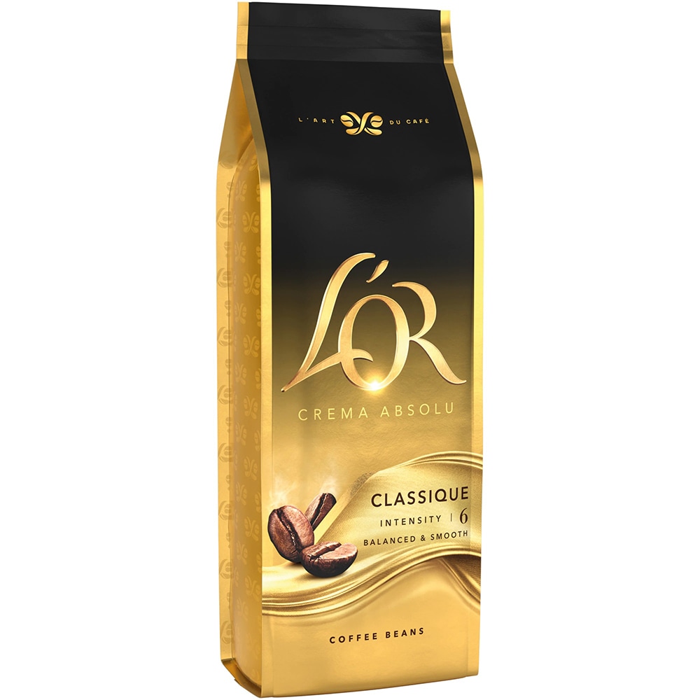 Cafea boabe L'OR Crema Absolu Classique, 500g