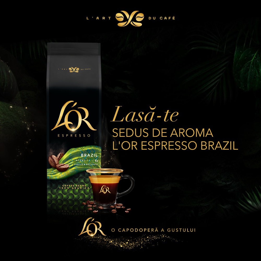 Cafea boabe L'OR Origins Brazilia, 500g