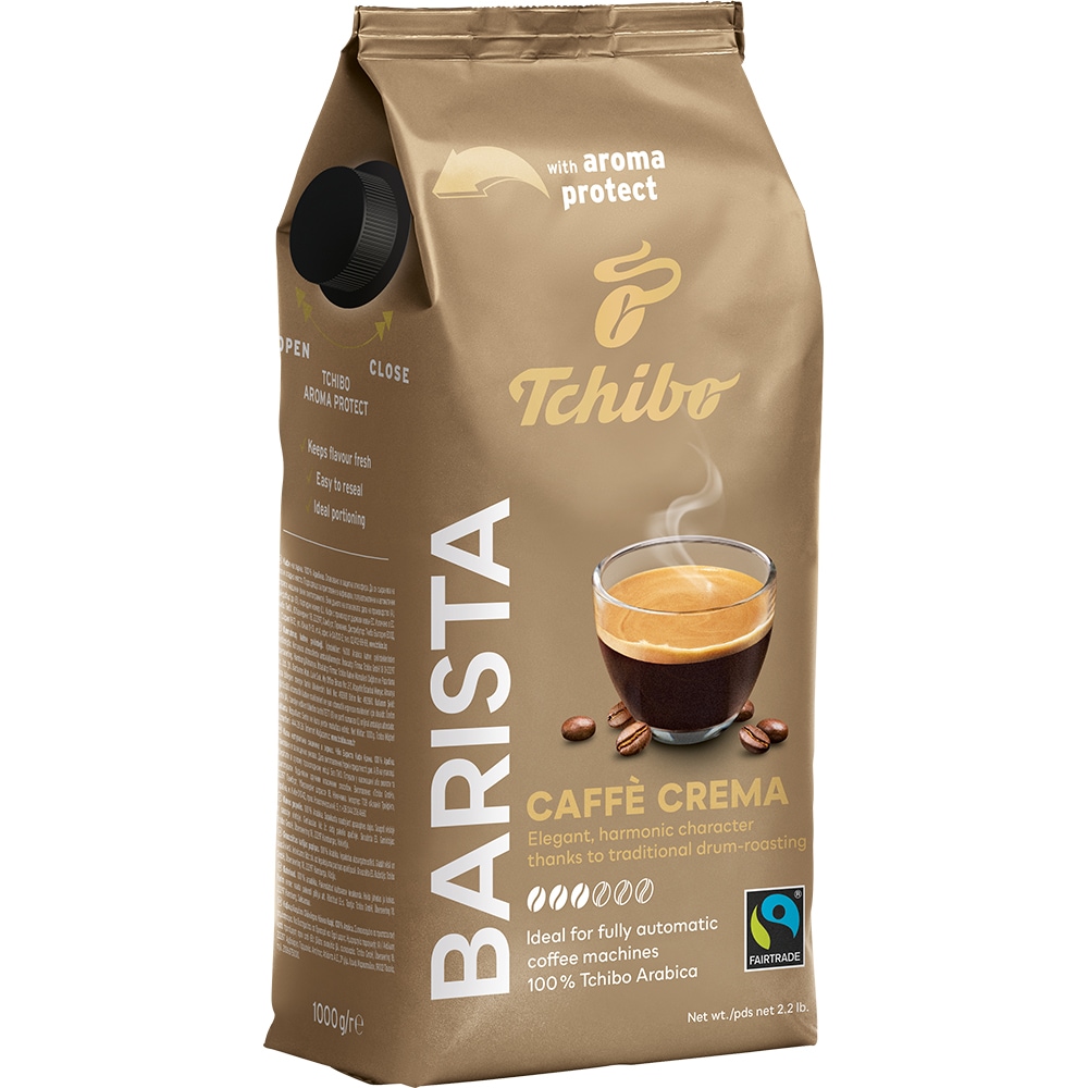 Cafea boabe TCHIBO Barista Cafe Crema, 1000g