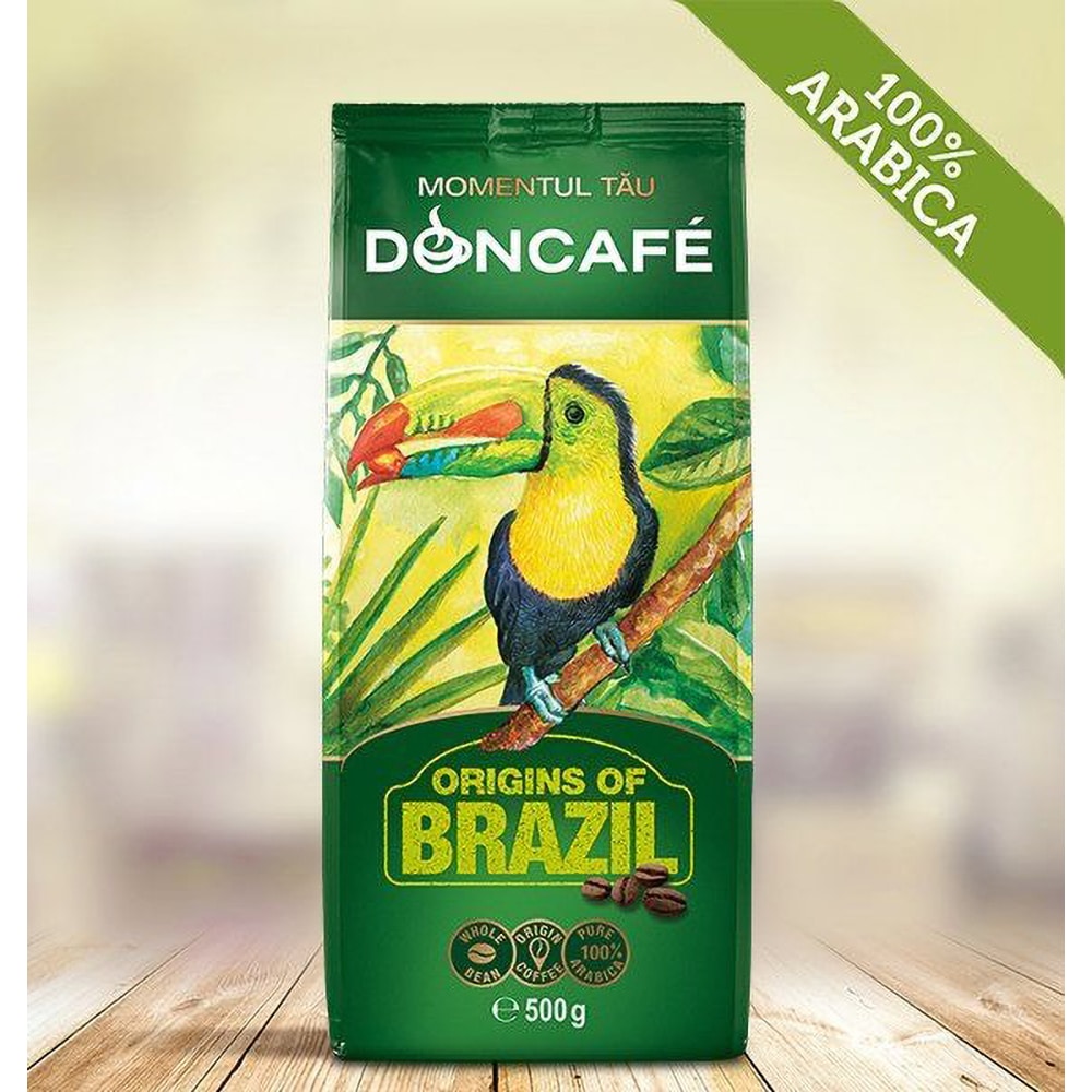 Cafea boabe DONCAFE Origins of Brazil, 500g