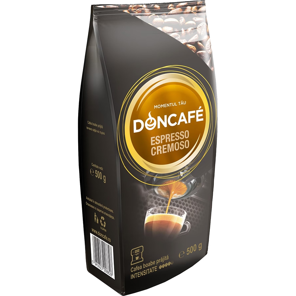 Cafea boabe DONCAFE Espresso Cremoso, 500g
