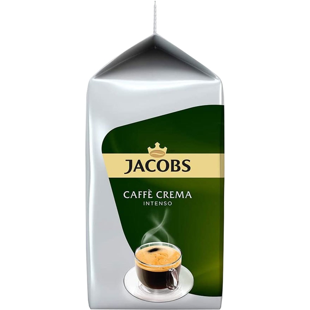 Capsule cafea TASSIMO Jacobs Cafe Crema Intenso, 16 capsule, 132.8g
