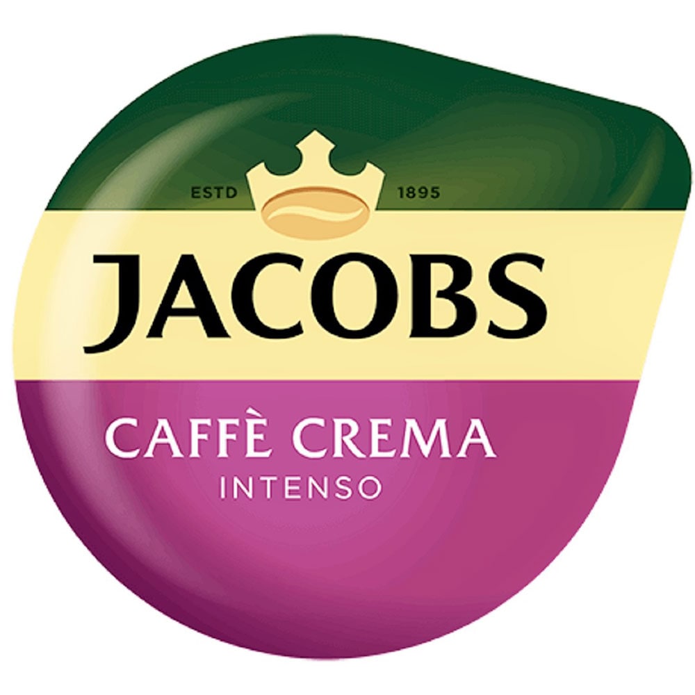 Capsule cafea TASSIMO Jacobs Cafe Crema Intenso, 16 capsule, 132.8g