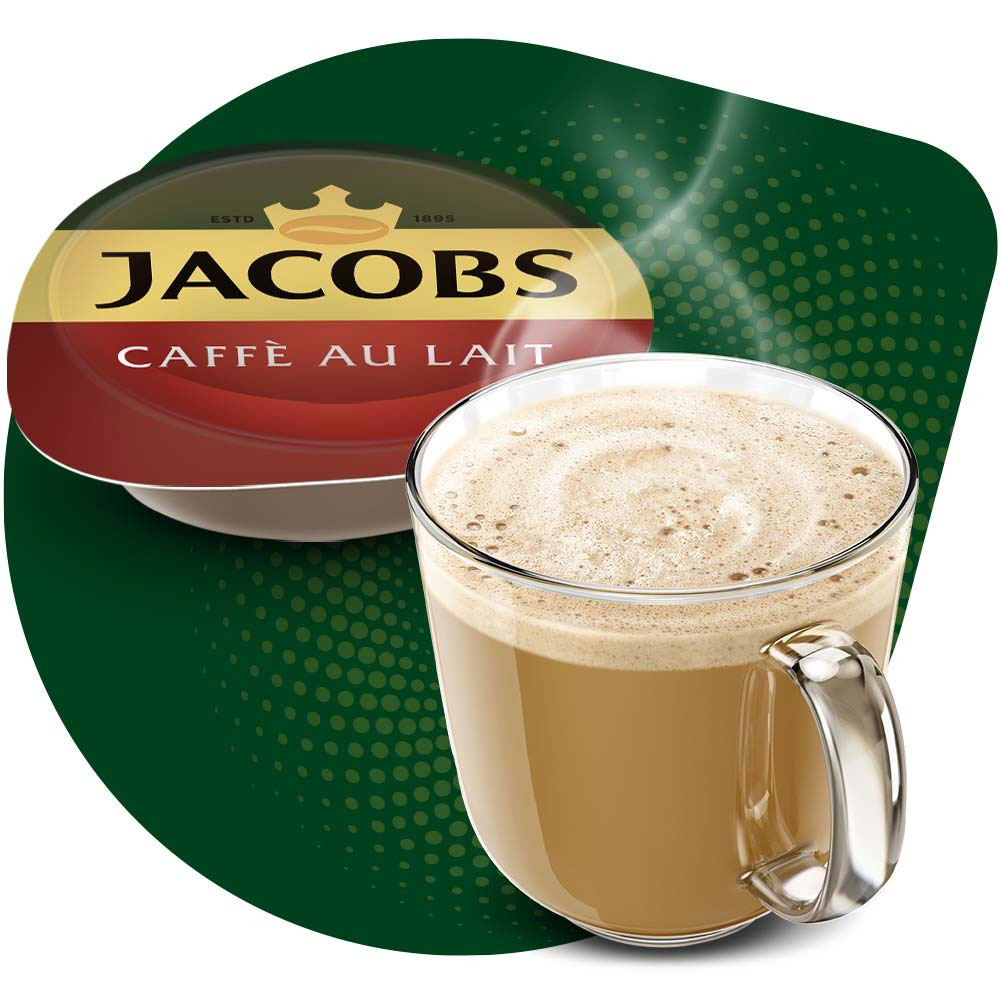 Capsule cafea TASSIMO Jacobs Cafe Au Lait, 16 capsule, 184g