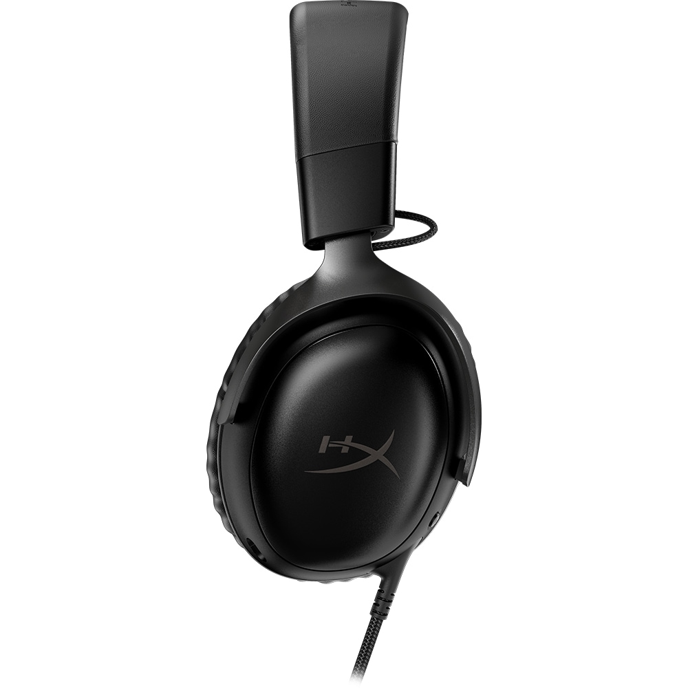 Casti Gaming HyperX Cloud III, DTS Headphone:X Spatial Audio, multiplatforma, 3.5mm, USB, negru
